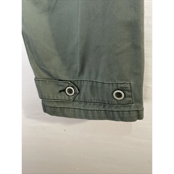 $128 PISTOLA Pants Tammy High Rise Ankle Button Hem Colonel Green Size 30 - Picture 5 of 12